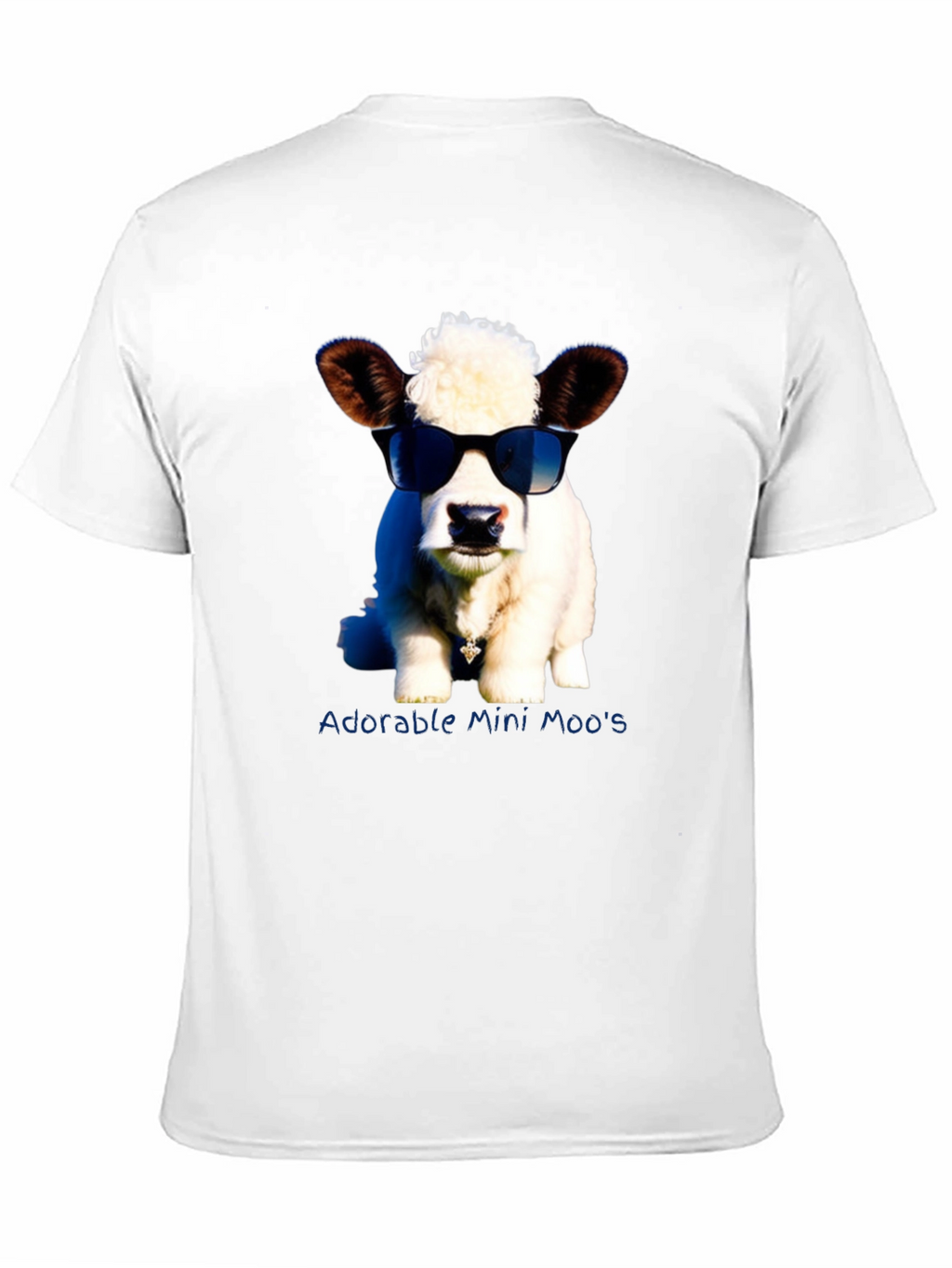 Adorable Mini Moos T-Shirt - Novelty Cow Tee