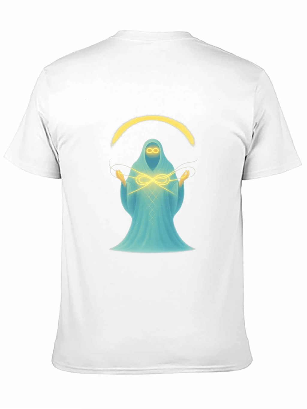Mystic Spirit Graphic Tee - Black Cotton Blend