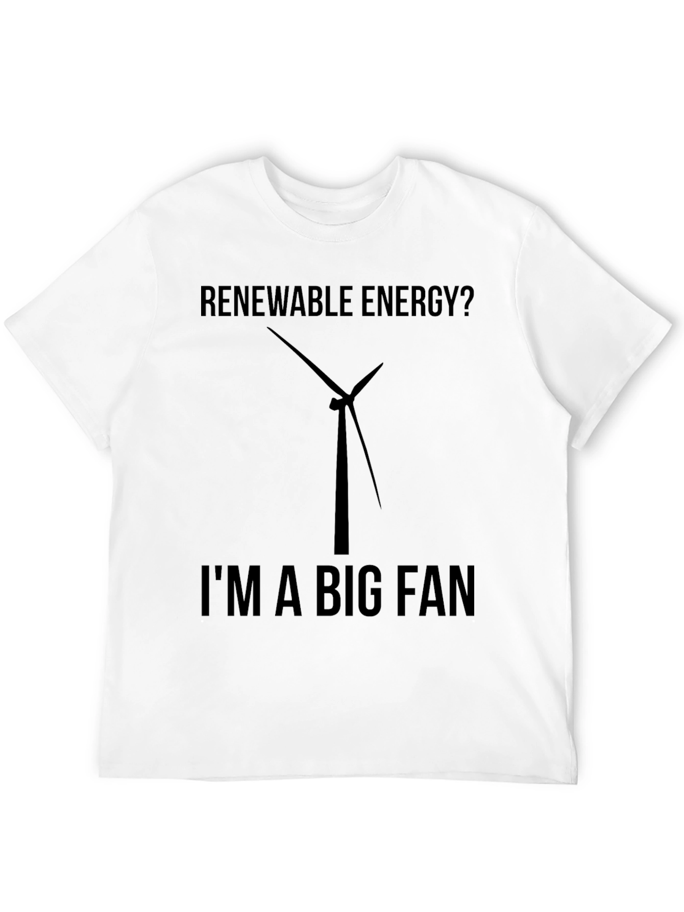 Renewable Energy Fan T-Shirt - Eco-Friendly Tee