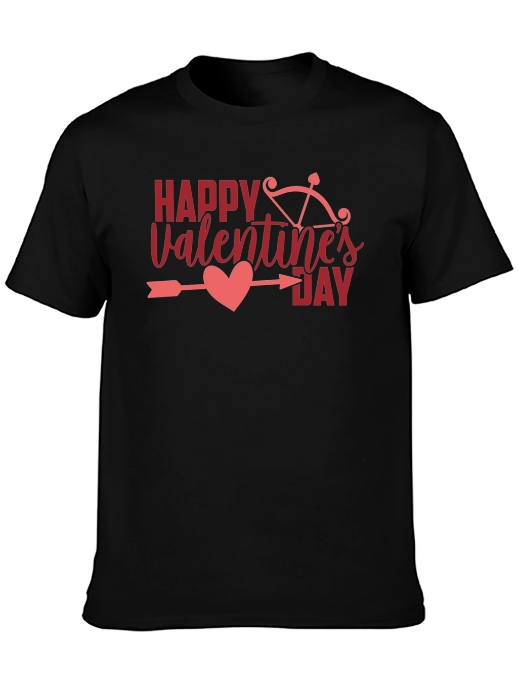 Valentines Day Cupid Arrow Heart Graphic Tee