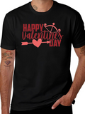 Valentines Day Cupid Arrow Heart Graphic Tee