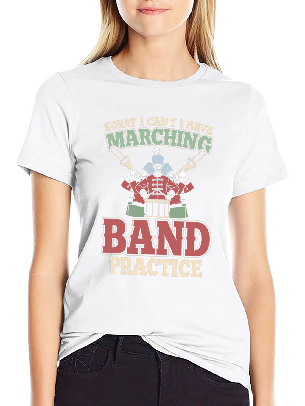 Marching Band Practice Graphic T-Shirt - Soft Cotton Tee