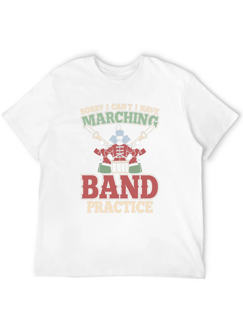 Marching Band Practice Graphic T-Shirt - Soft Cotton Tee