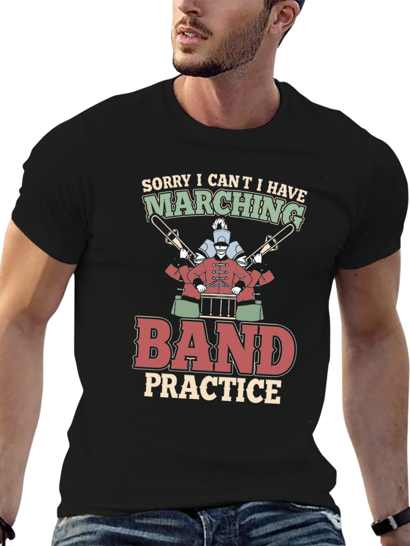 Marching Band Practice Graphic T-Shirt - Soft Cotton Tee