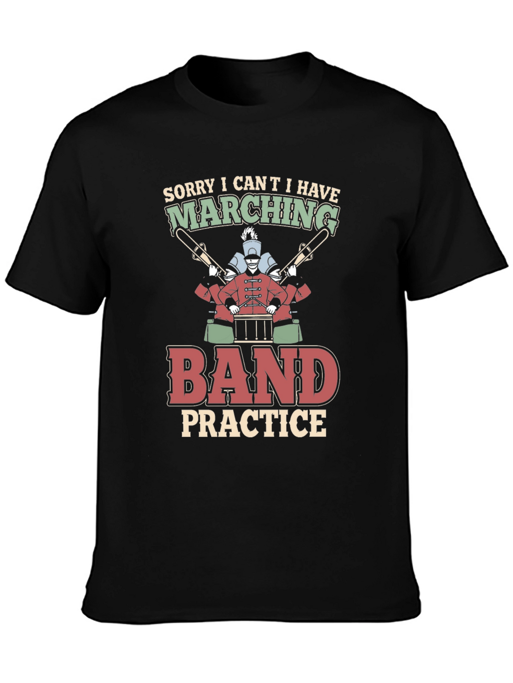 Marching Band Practice Graphic T-Shirt - Soft Cotton Tee