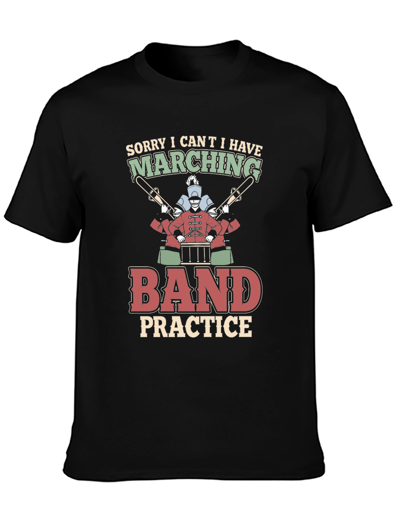 Marching Band Practice Graphic T-Shirt - Soft Cotton Tee