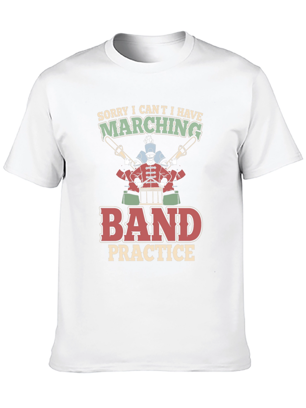 Marching Band Practice Graphic T-Shirt - Soft Cotton Tee