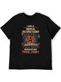 Medical Records Coder Crazy Job T-Shirt