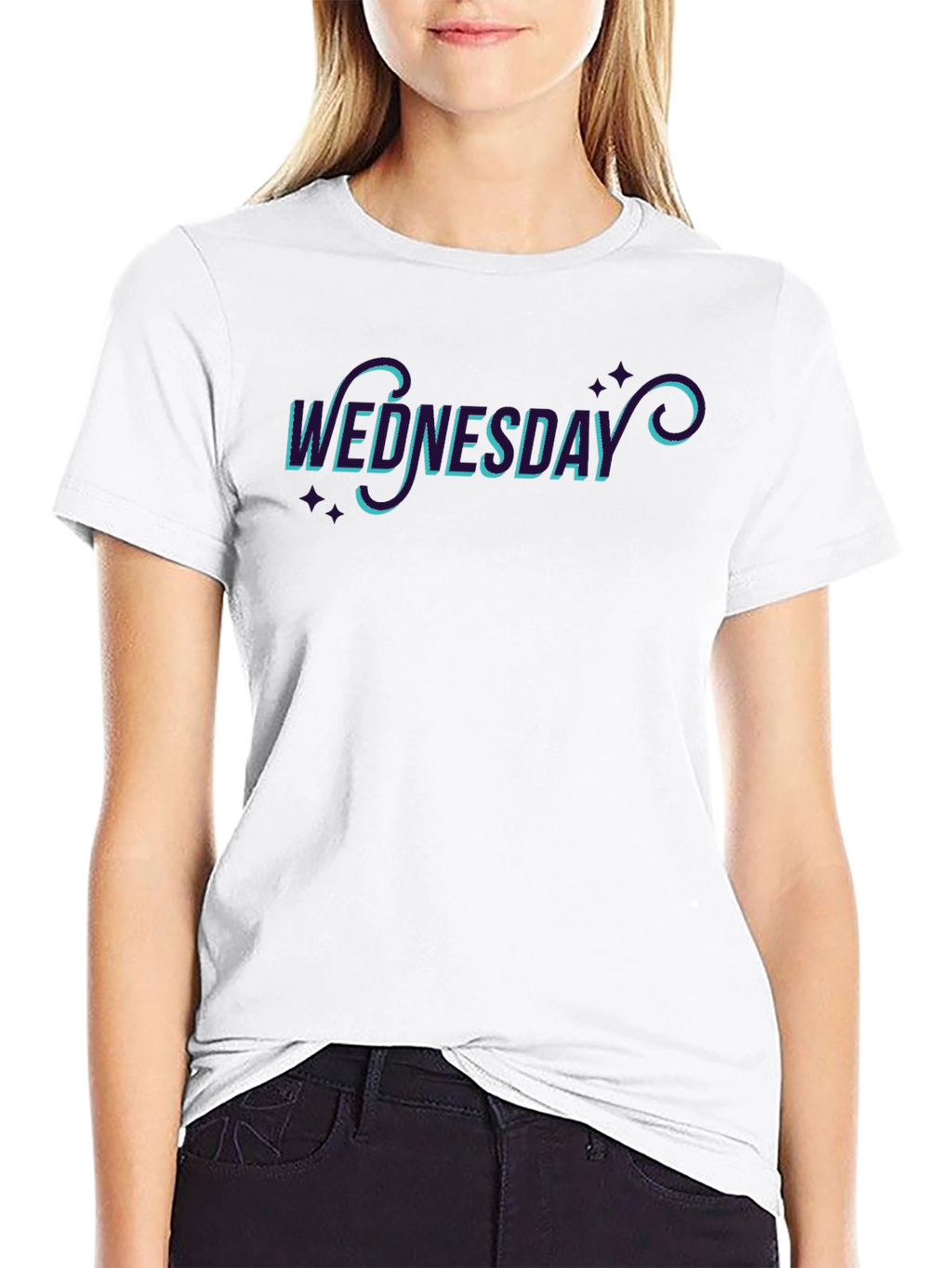 Wednesday Graphic T-Shirt - Black