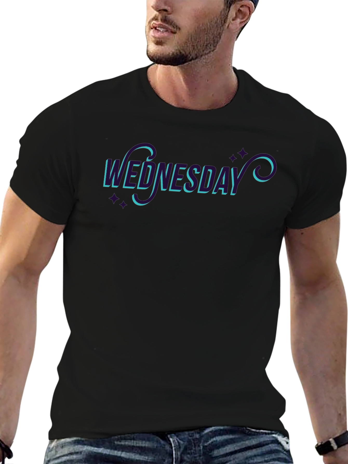 Wednesday Graphic T-Shirt - Black