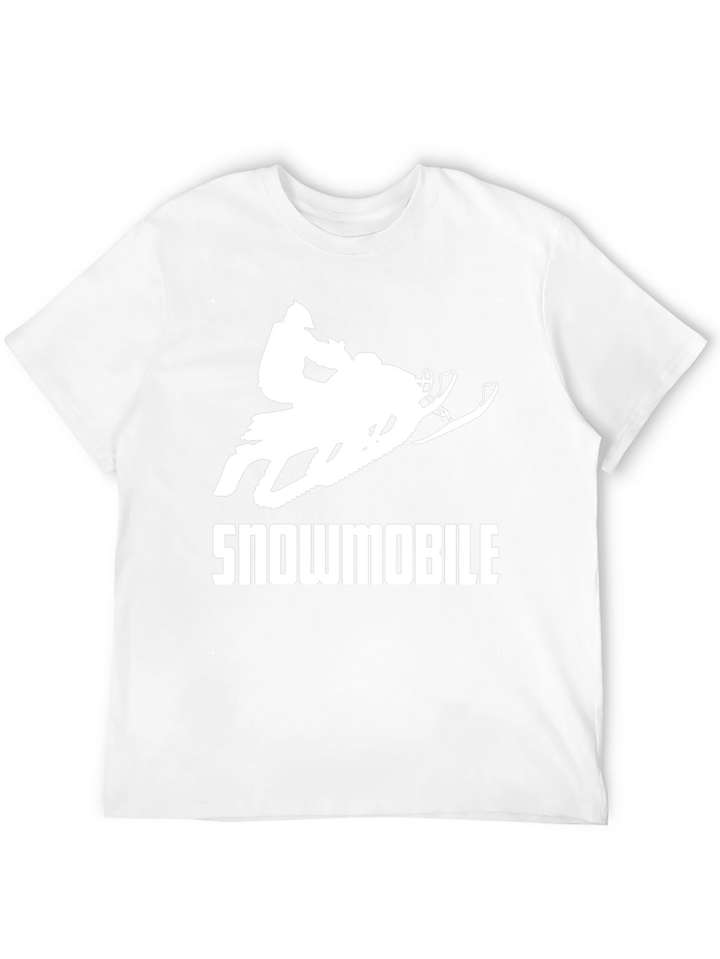 Snowmobile Black Graphic T-Shirt