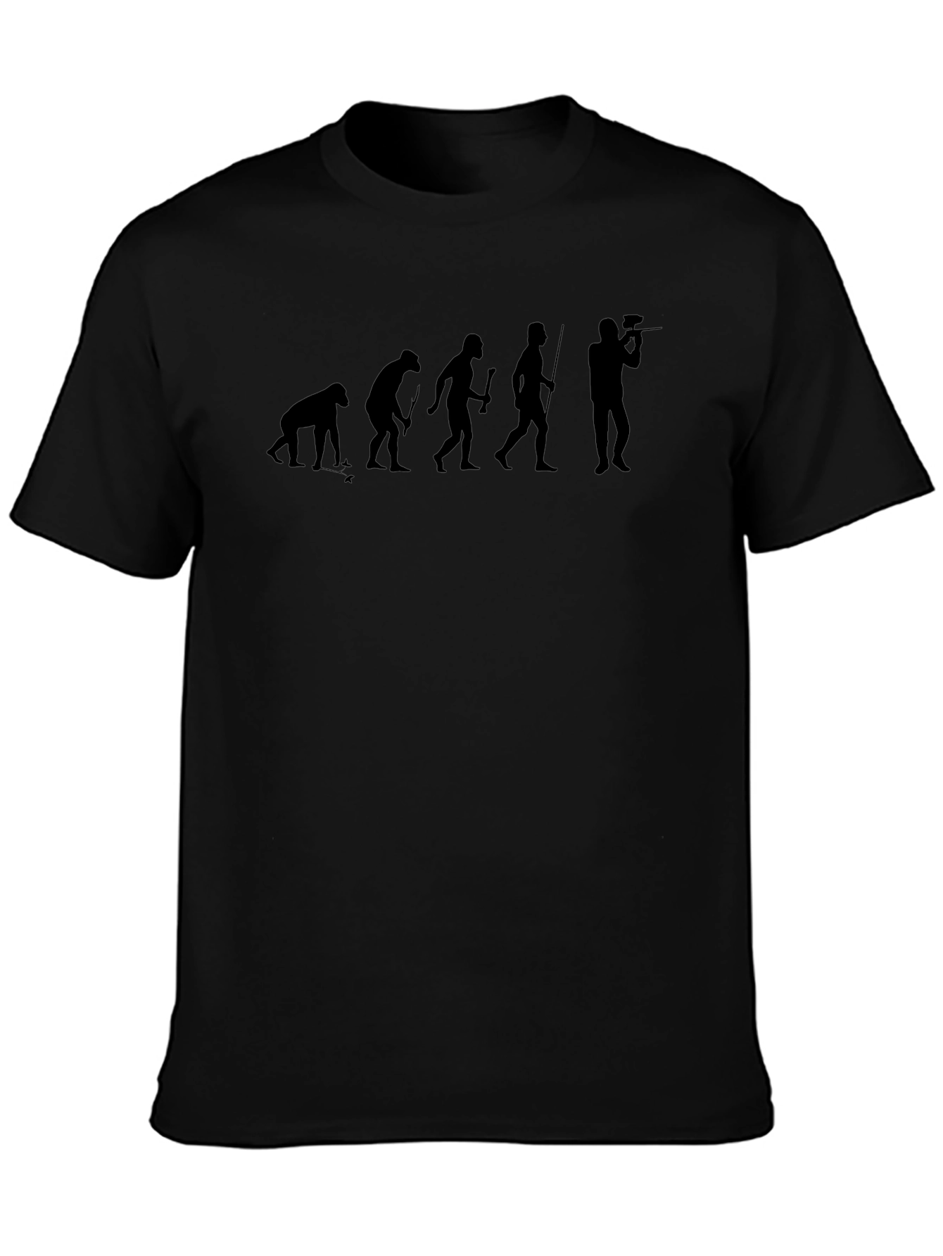 Evolution of Paintball T-Shirt - Black