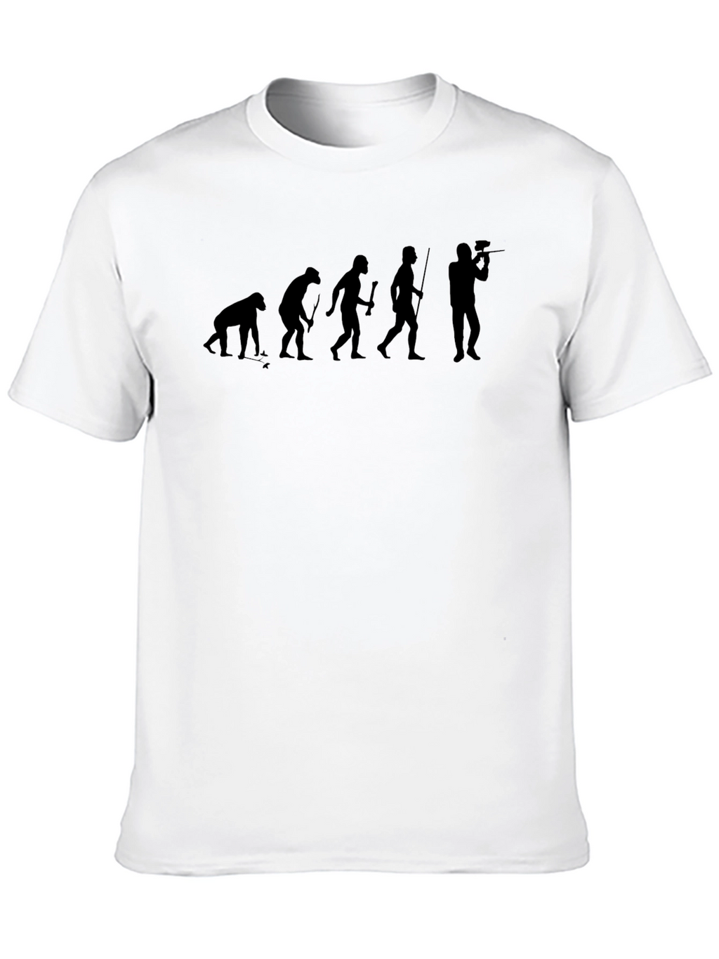 Evolution of Paintball T-Shirt - Black