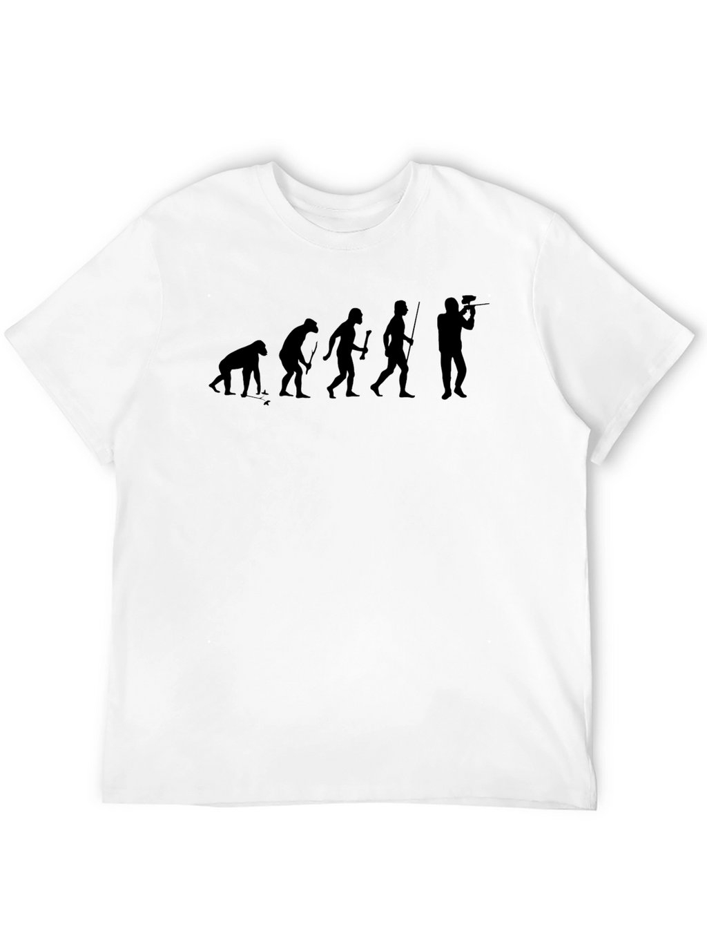 Evolution of Paintball T-Shirt - Black