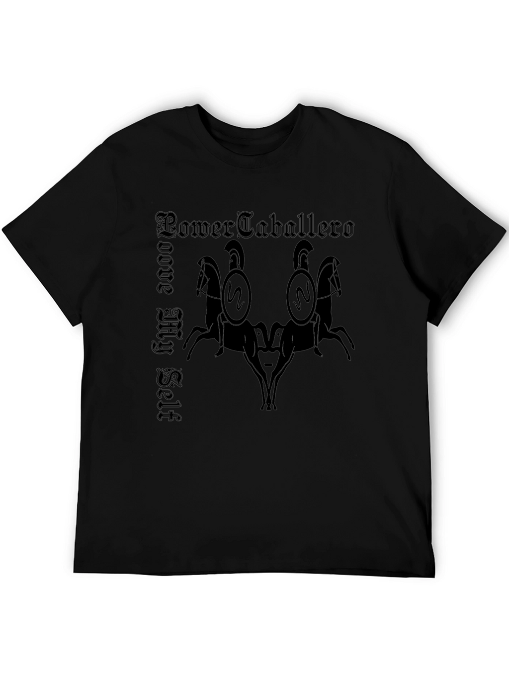 Power Caballero T-Shirt - Medieval Knight Design