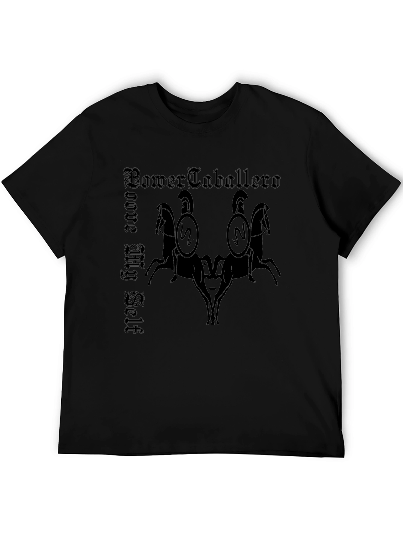 Power Caballero T-Shirt - Medieval Knight Design