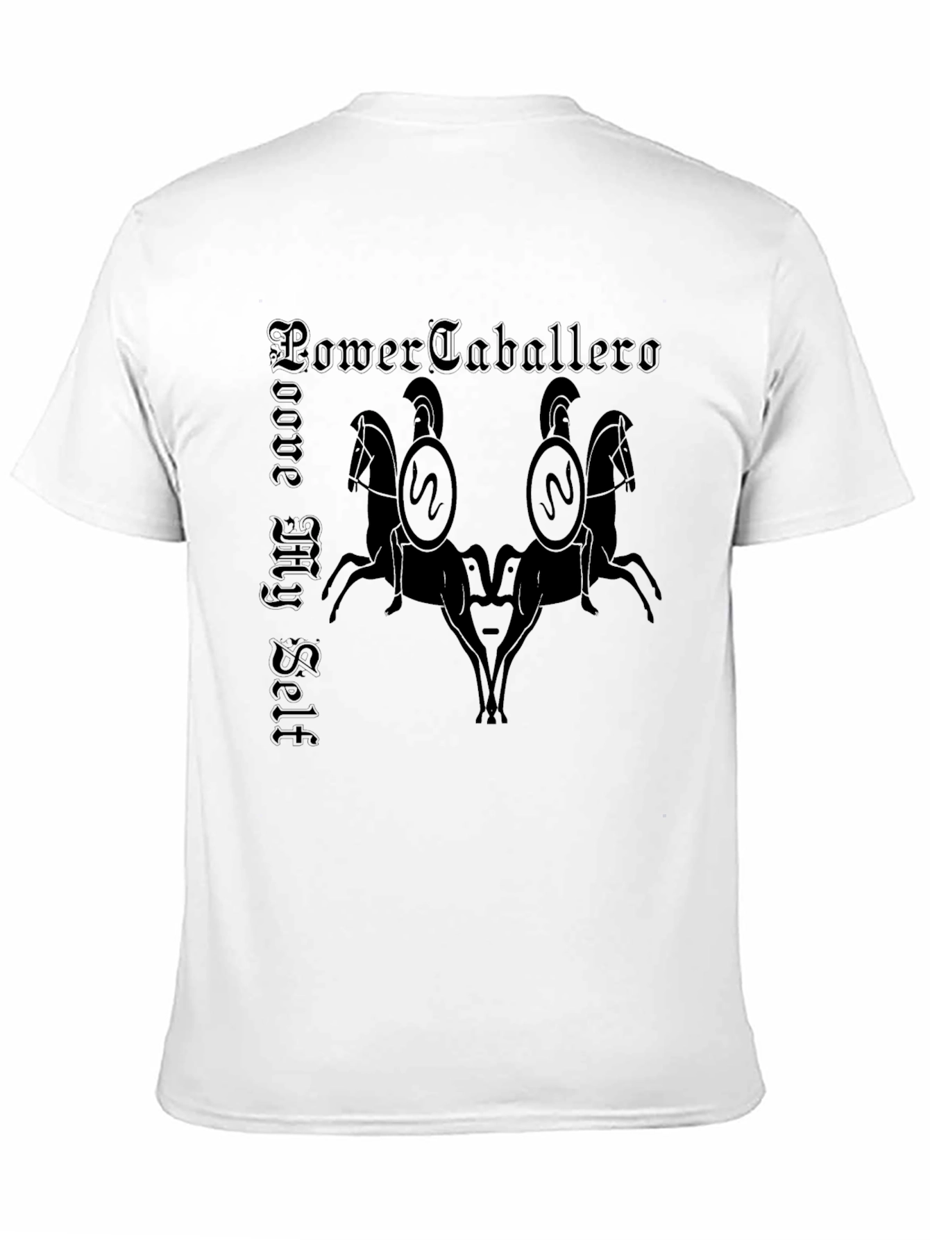Power Caballero T-Shirt - Medieval Knight Design