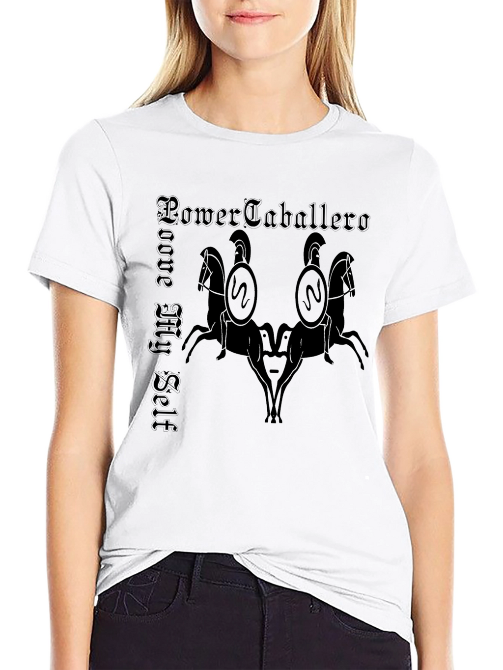Power Caballero T-Shirt - Medieval Knight Design