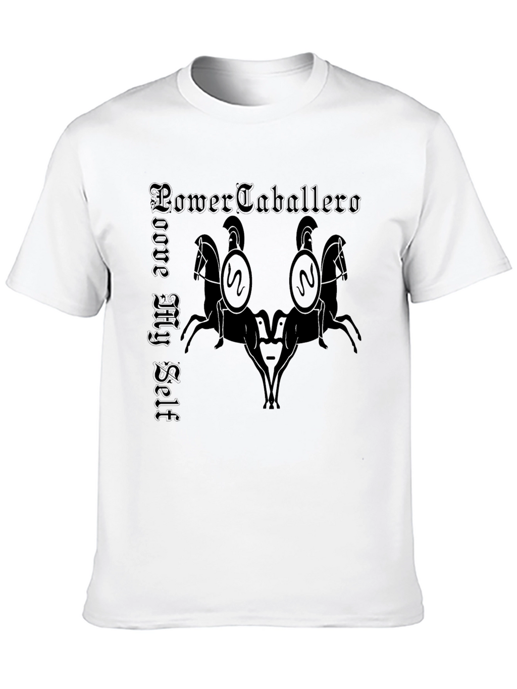 Power Caballero T-Shirt - Medieval Knight Design