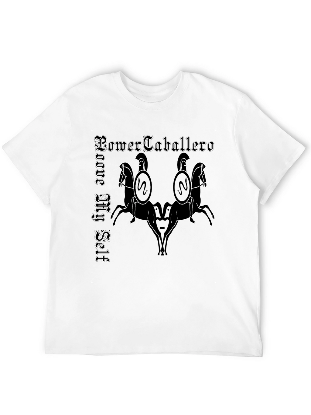 Power Caballero T-Shirt - Medieval Knight Design