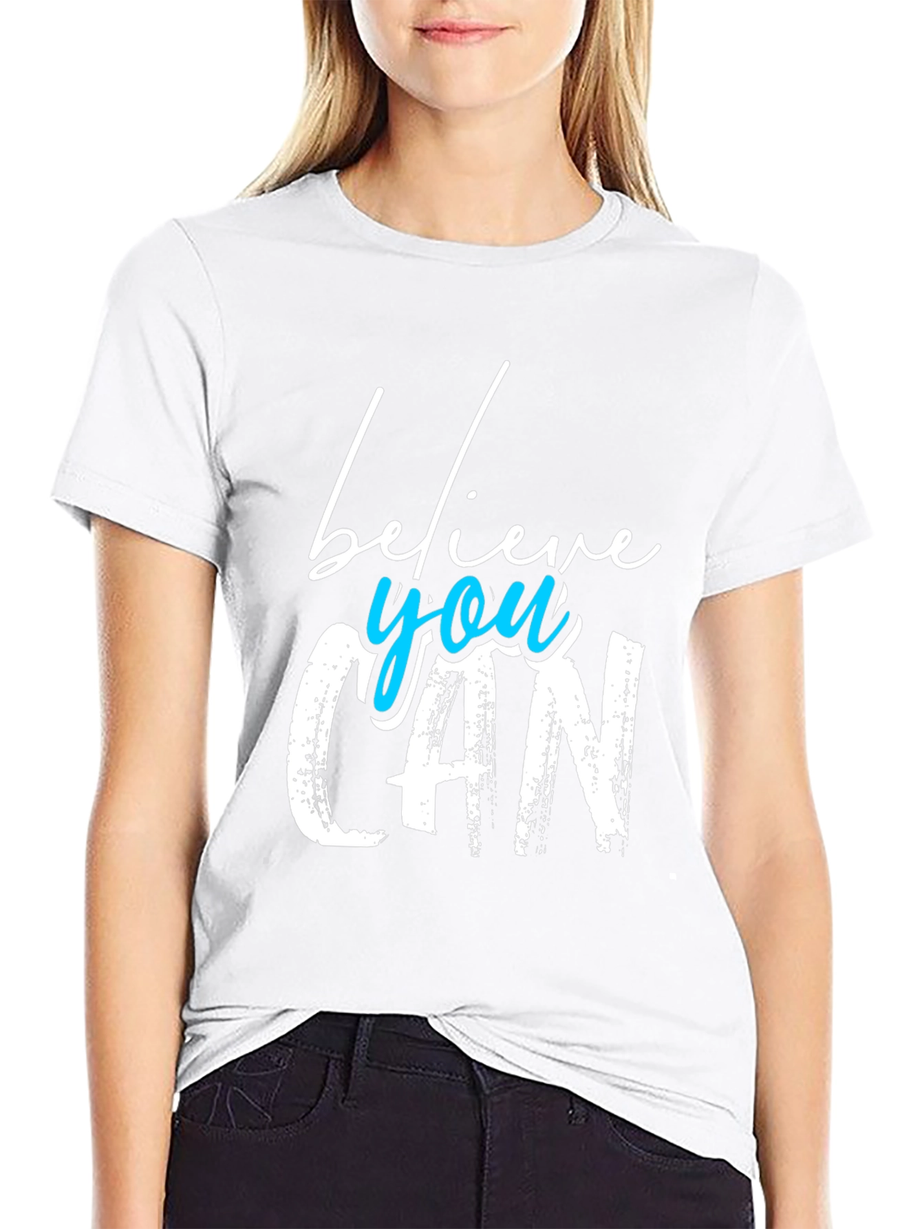 Believe You Can Graphic T-Shirt - Motivational Tee