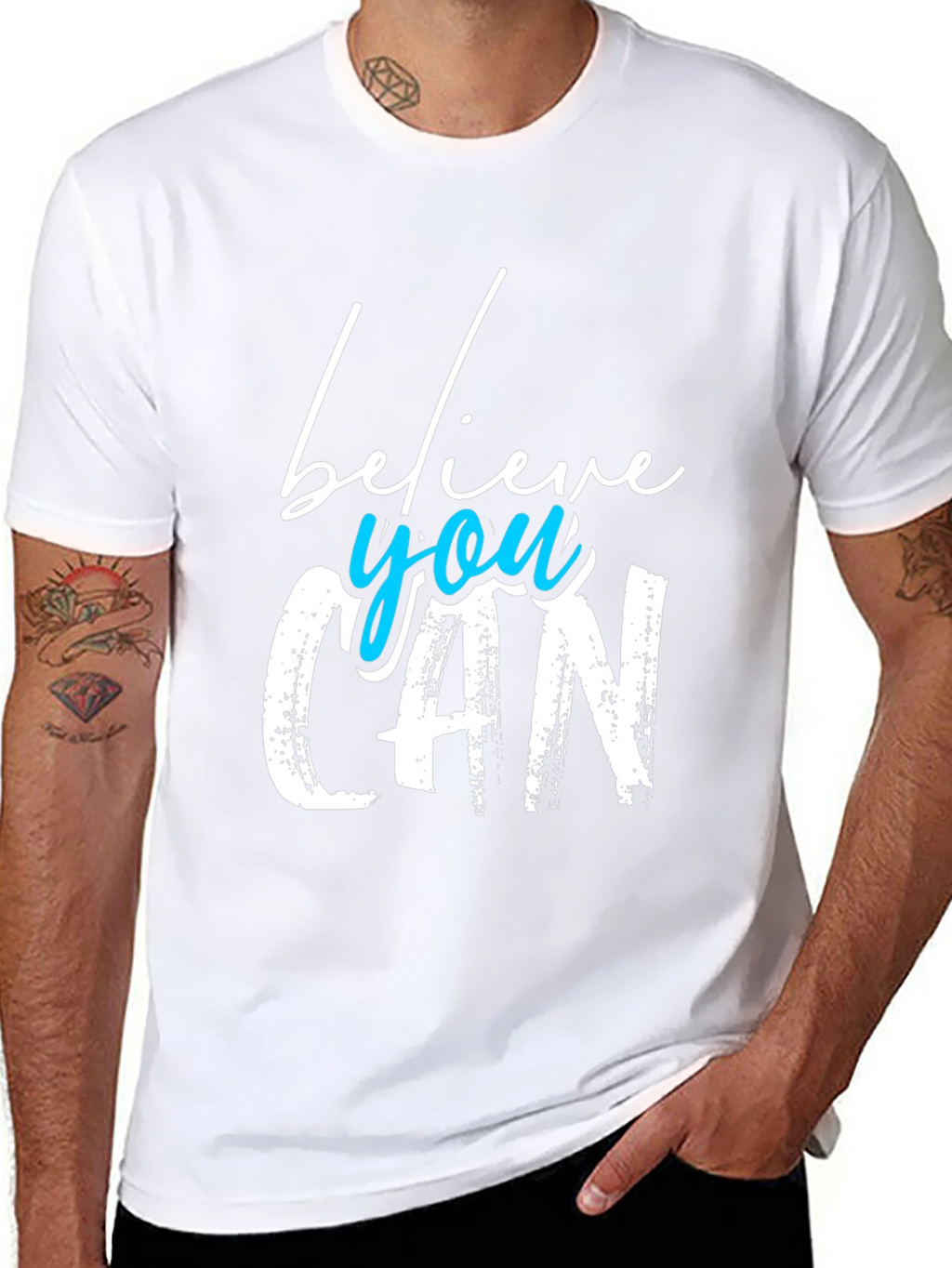 Believe You Can Graphic T-Shirt - Motivational Tee