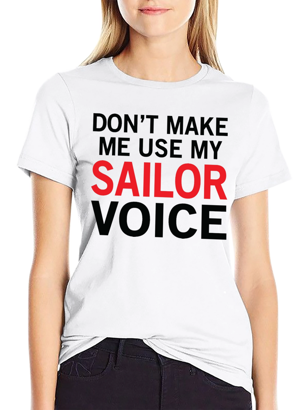 Funny Sailor Voice Graphic T-Shirt