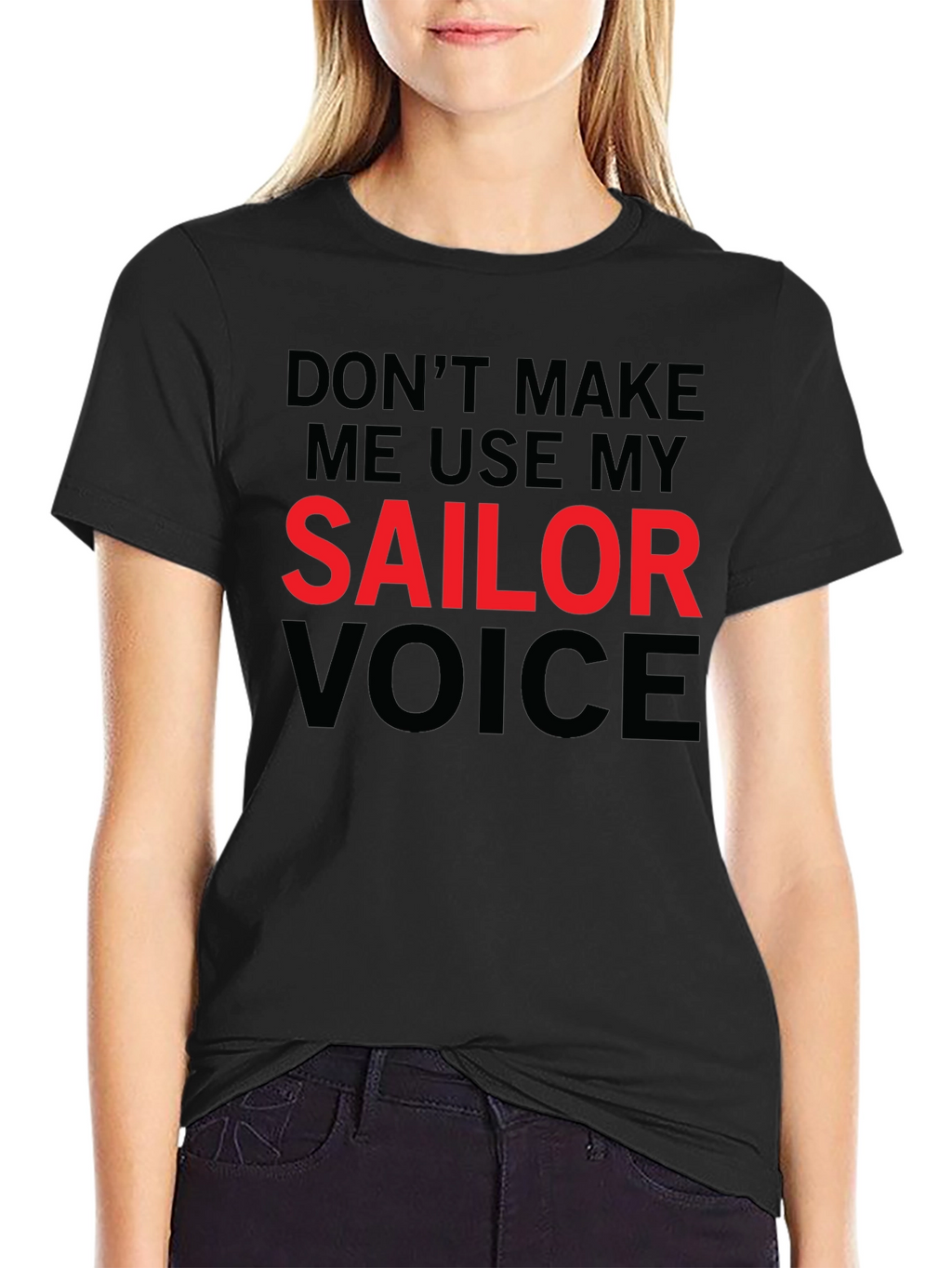Funny Sailor Voice Graphic T-Shirt