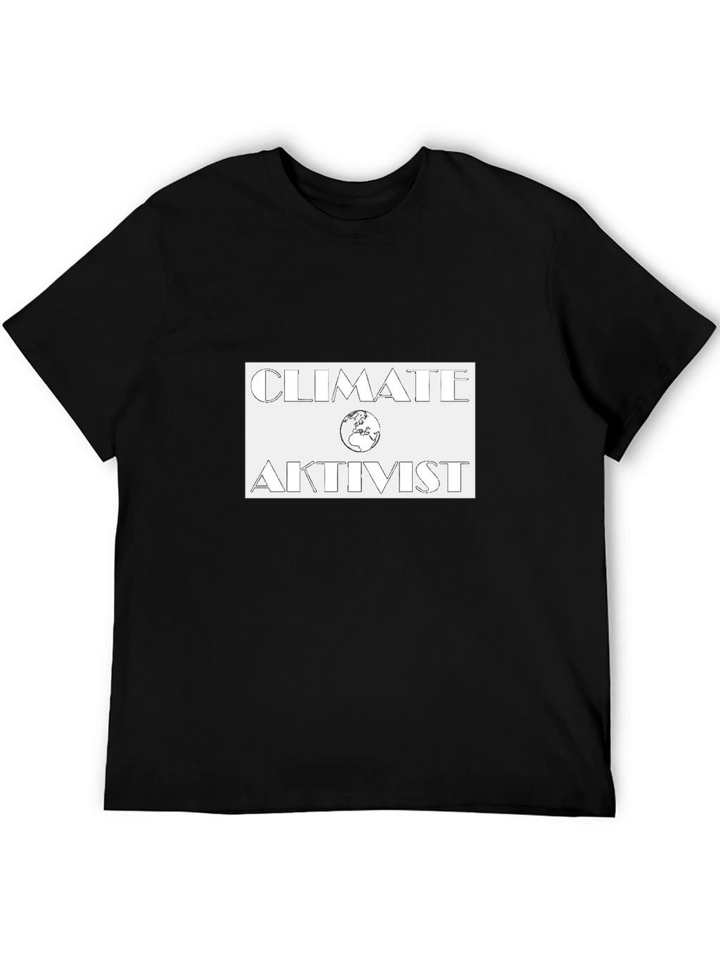 Climate Activist T-Shirt - Black