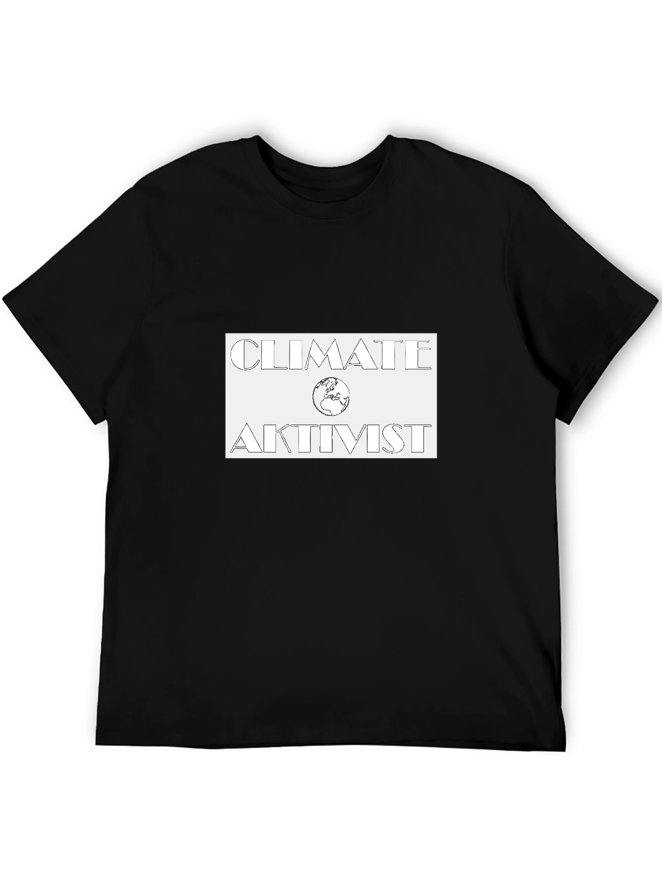 Climate Activist T-Shirt - Black
