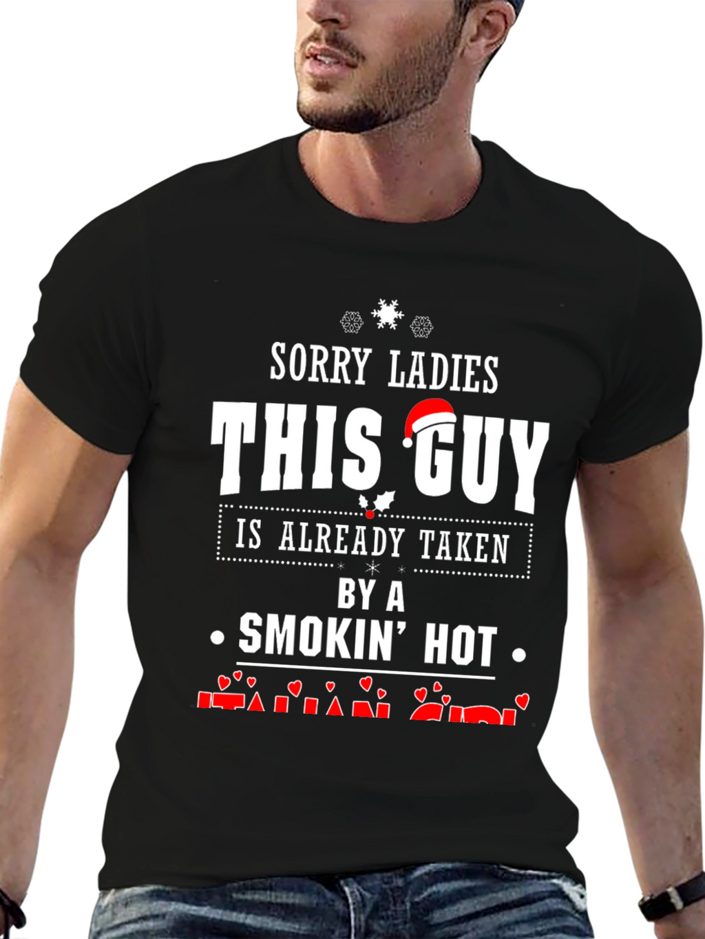 Smokin Hot Taken Guy Black T-Shirt