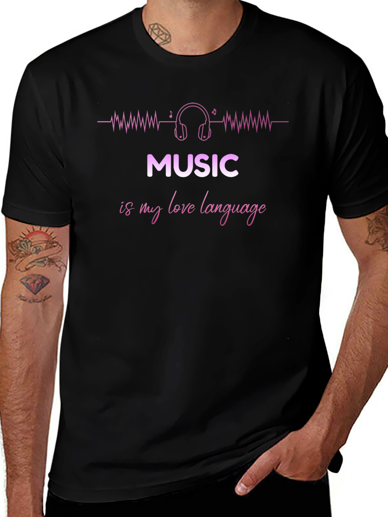 Music is My Love Language T-Shirt