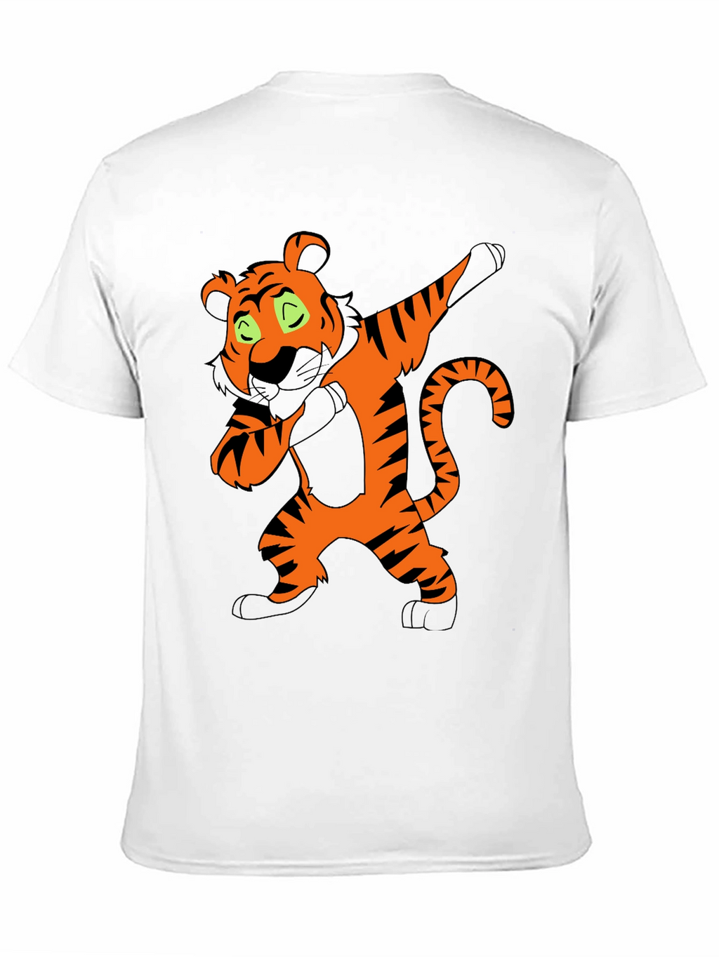 Dabbing Tiger Graphic Tee - Black