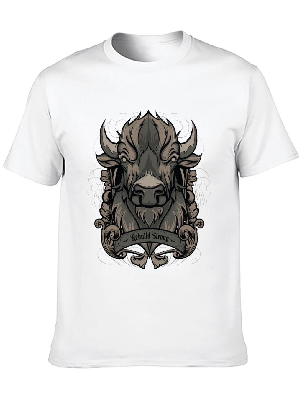 Rebuild Strong Graphic Tee - Black