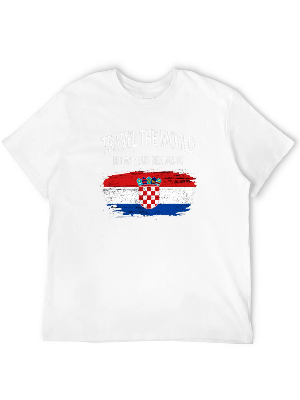 Croatian Heart T-Shirt: Travel the World
