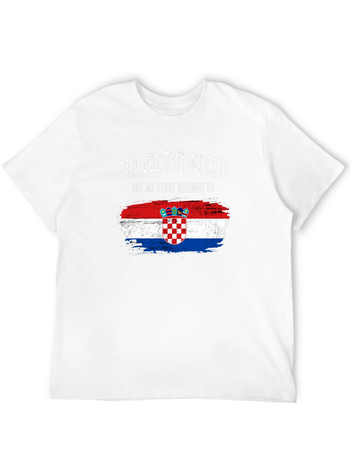 Croatian Heart T-Shirt: Travel the World