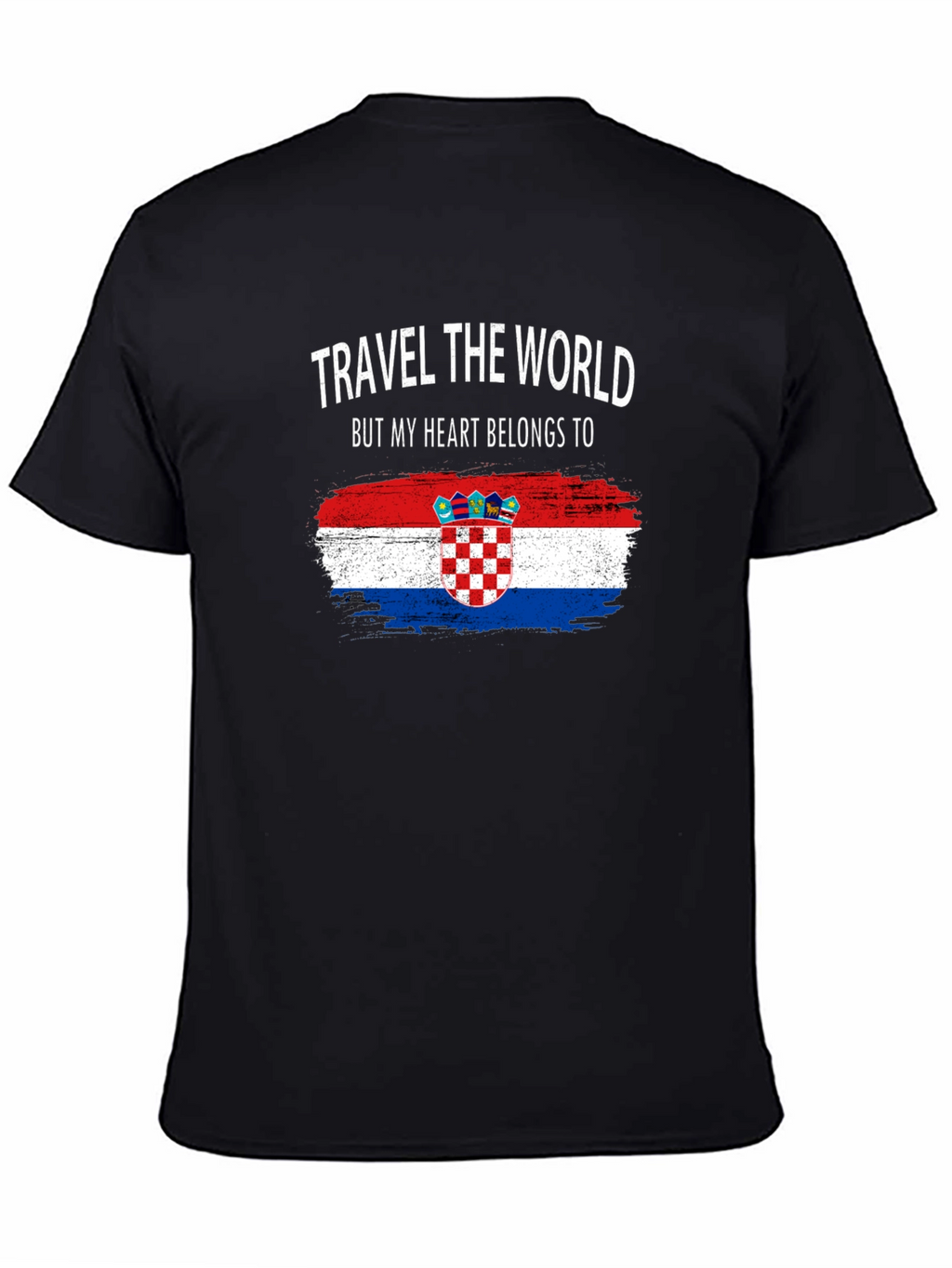 Croatian Heart T-Shirt: Travel the World