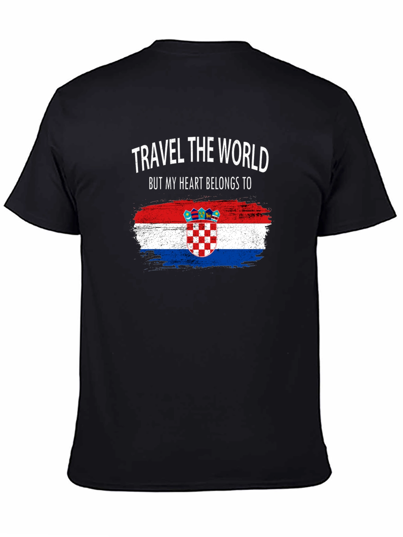 Croatian Heart T-Shirt: Travel the World