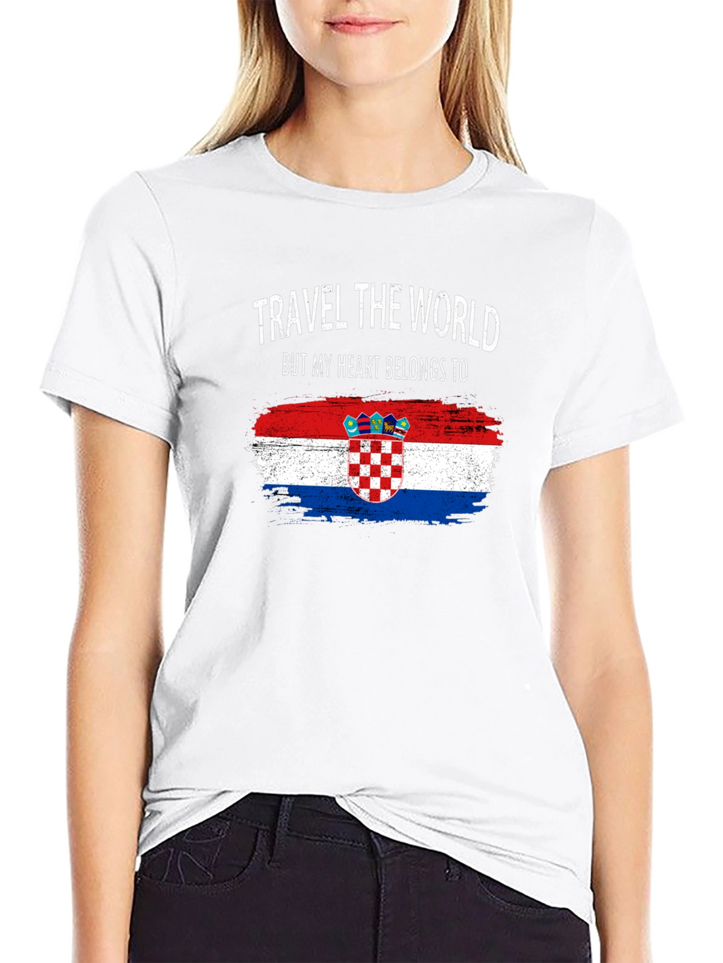 Croatian Heart T-Shirt: Travel the World