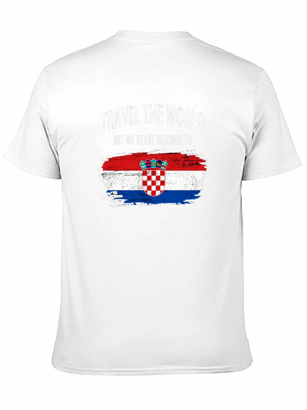 Croatian Heart T-Shirt: Travel the World