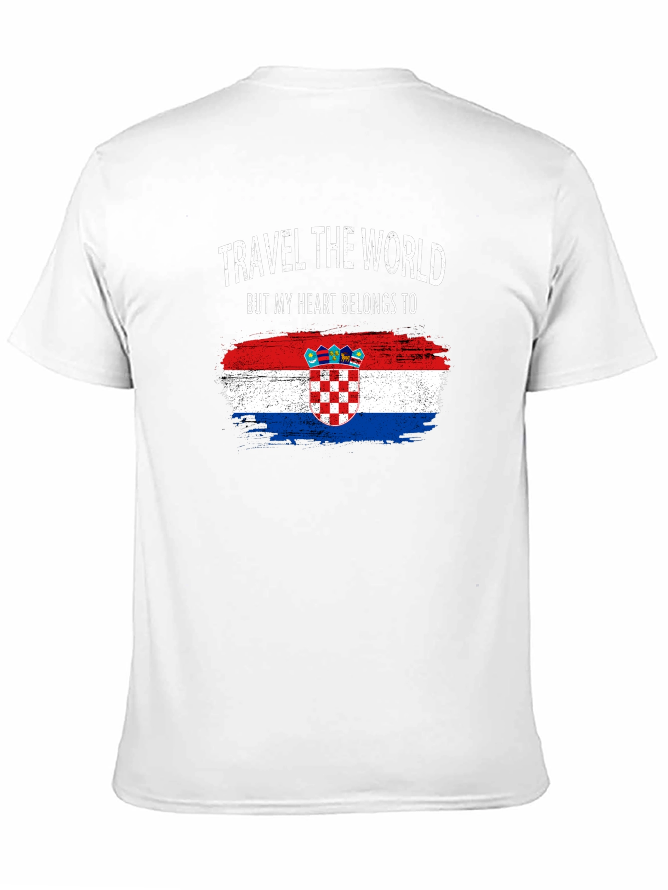 Croatian Heart T-Shirt: Travel the World