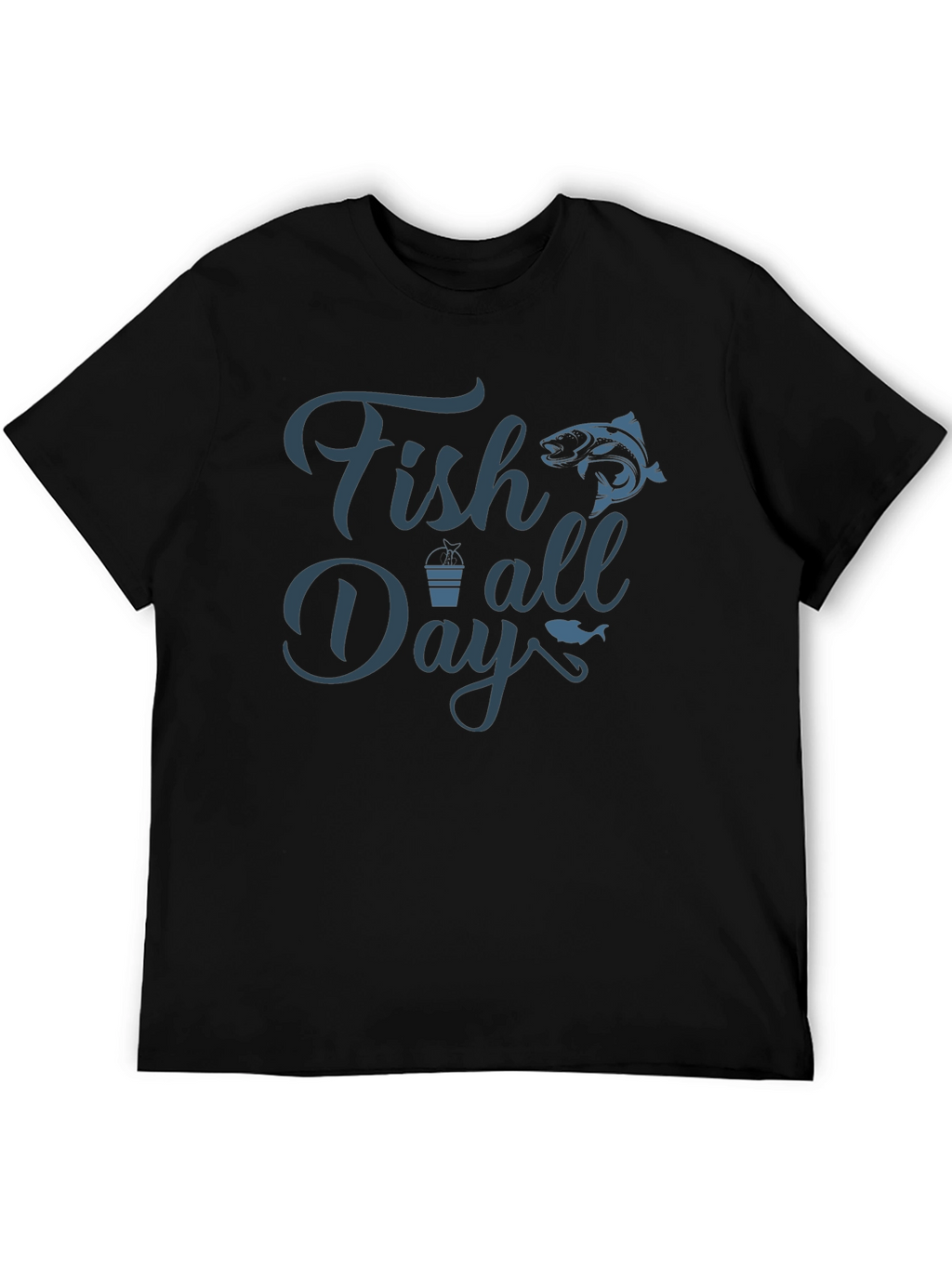 Fish All Day Graphic T-Shirt - Fishing Apparel