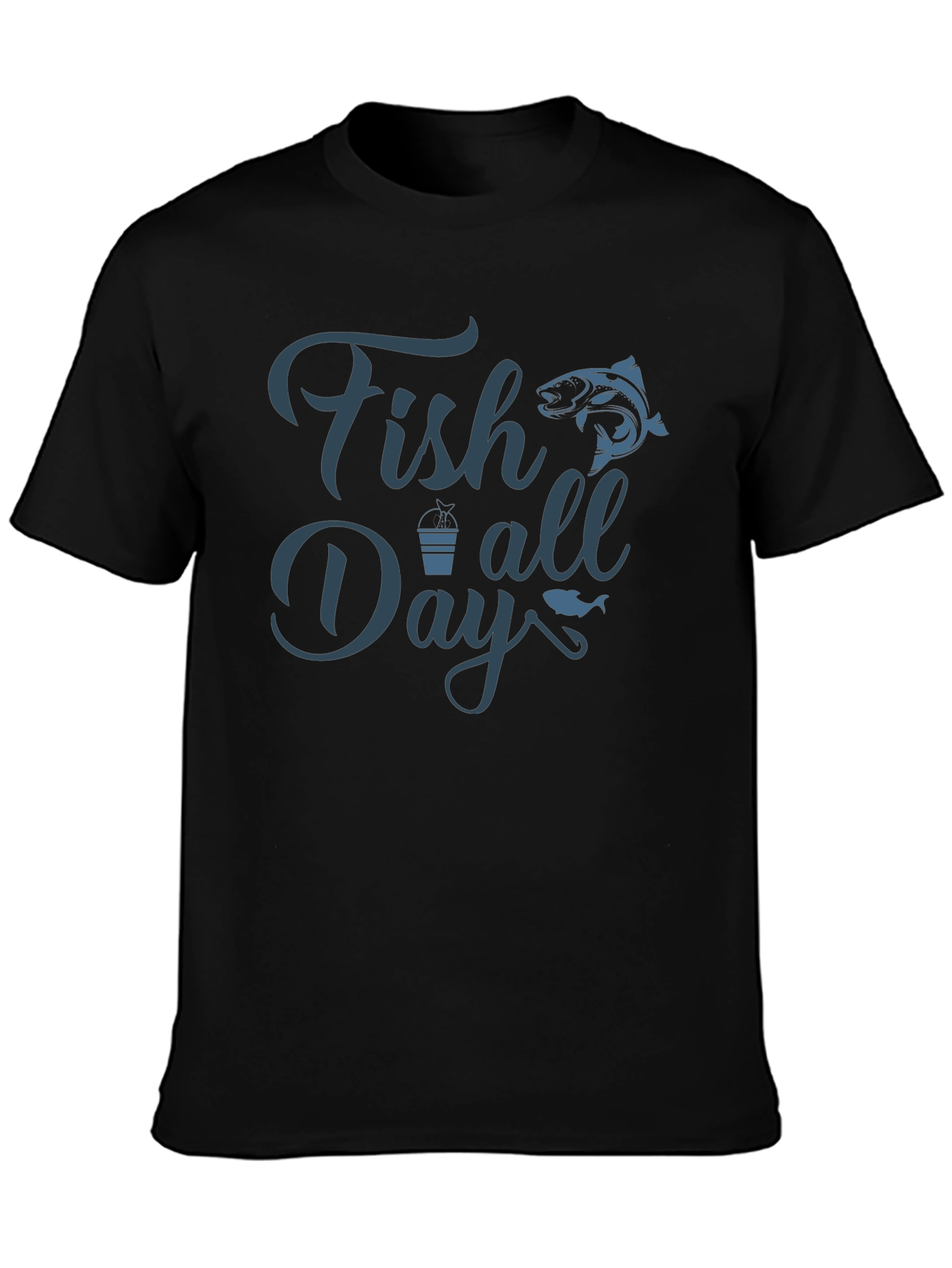 Fish All Day Graphic T-Shirt - Fishing Apparel