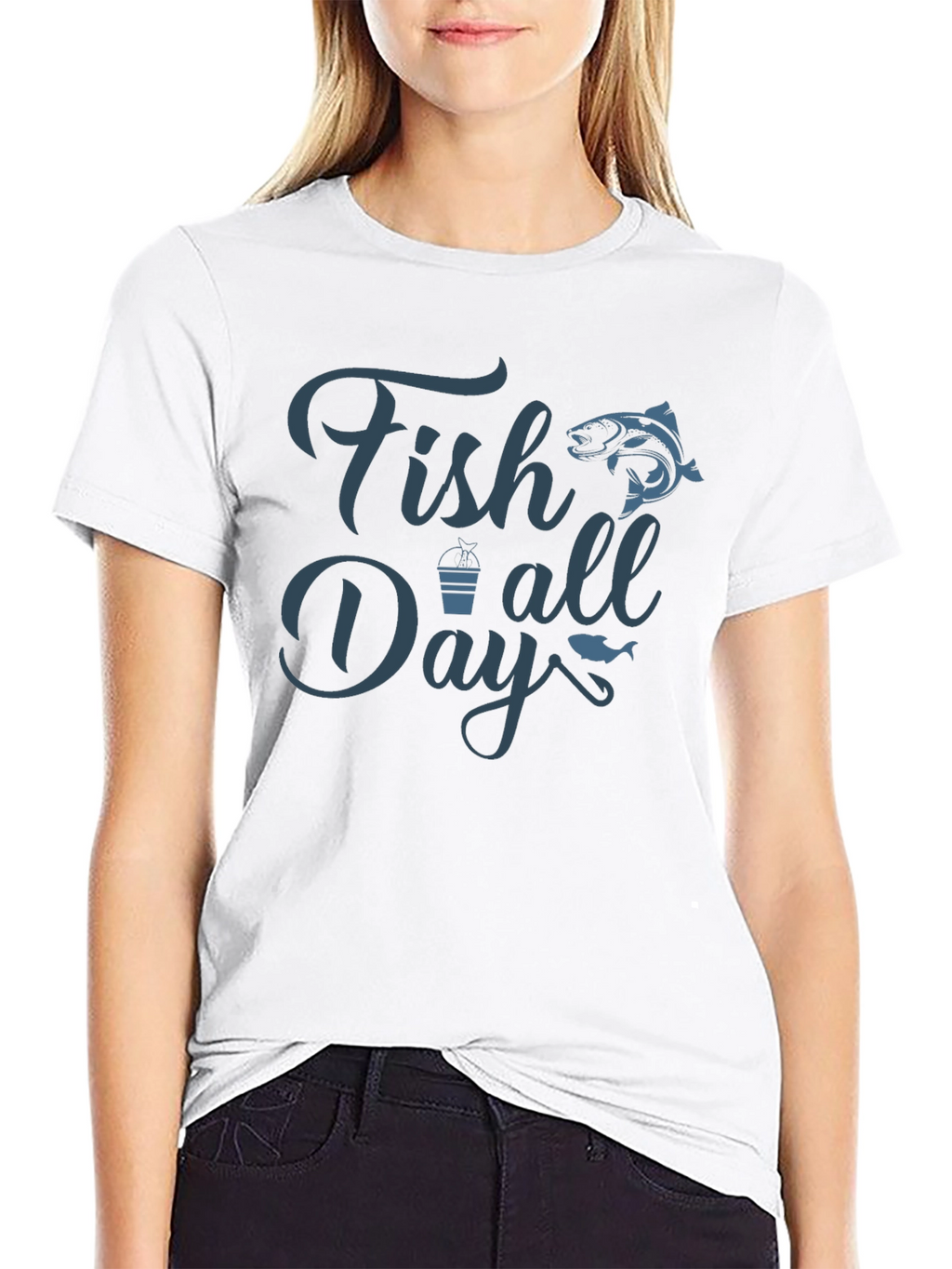 Fish All Day Graphic T-Shirt - Fishing Apparel