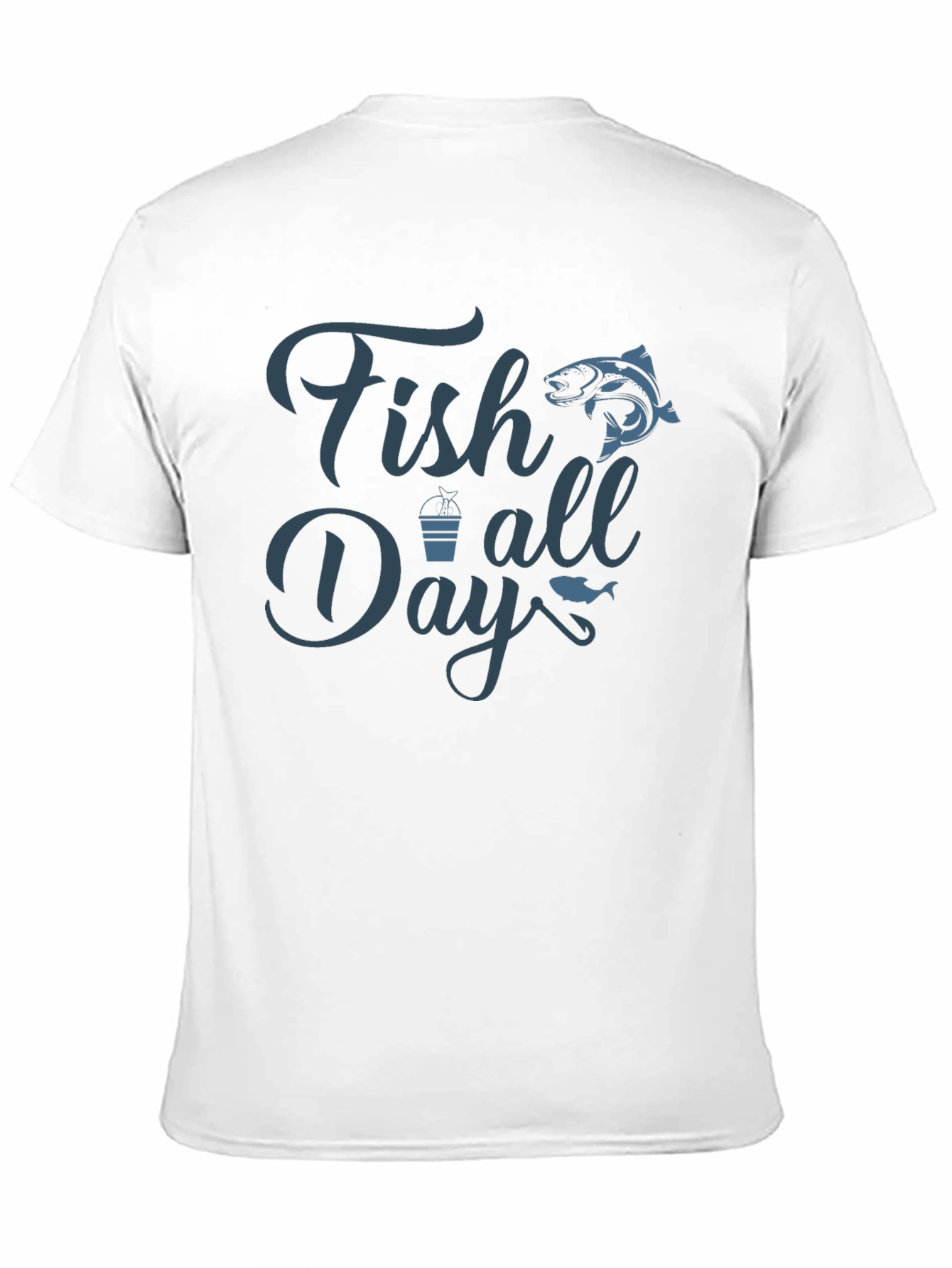 Fish All Day Graphic T-Shirt - Fishing Apparel