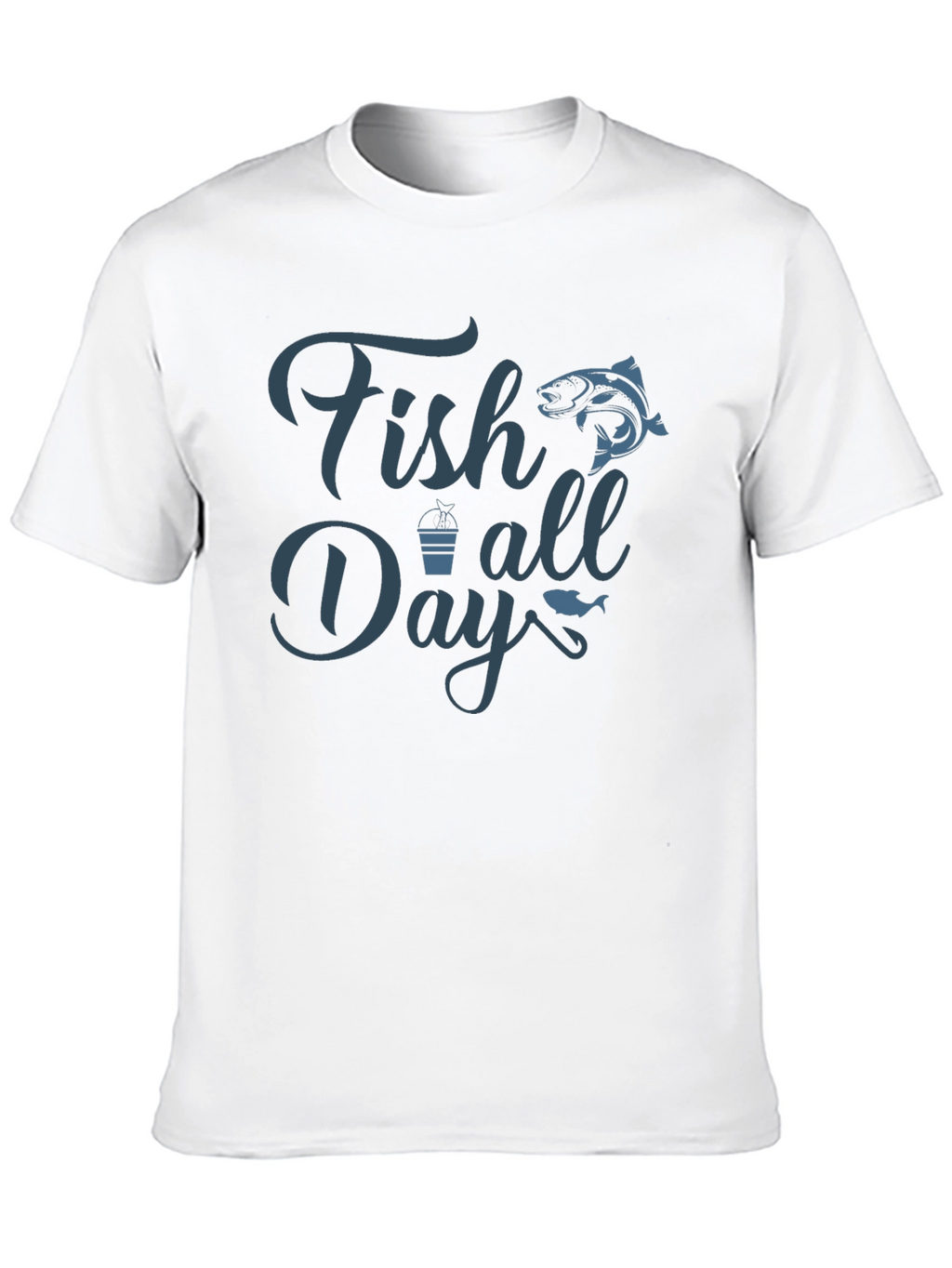 Fish All Day Graphic T-Shirt - Fishing Apparel
