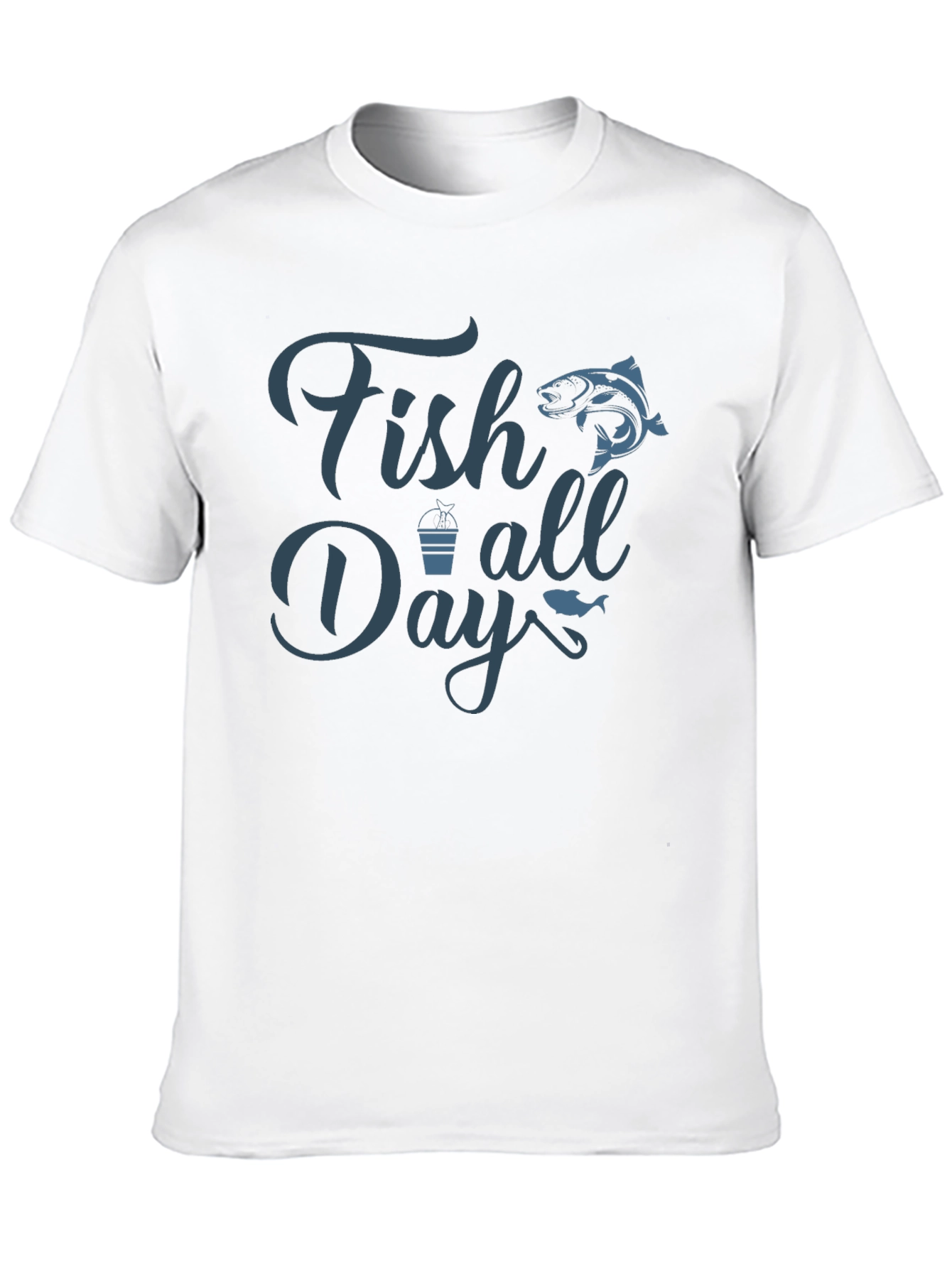 Fish All Day Graphic T-Shirt - Fishing Apparel