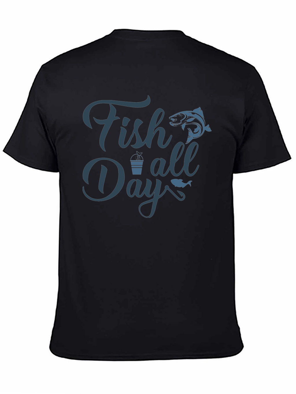 Fish All Day Graphic T-Shirt - Fishing Apparel
