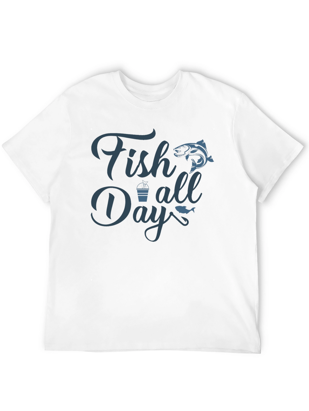 Fish All Day Graphic T-Shirt - Fishing Apparel