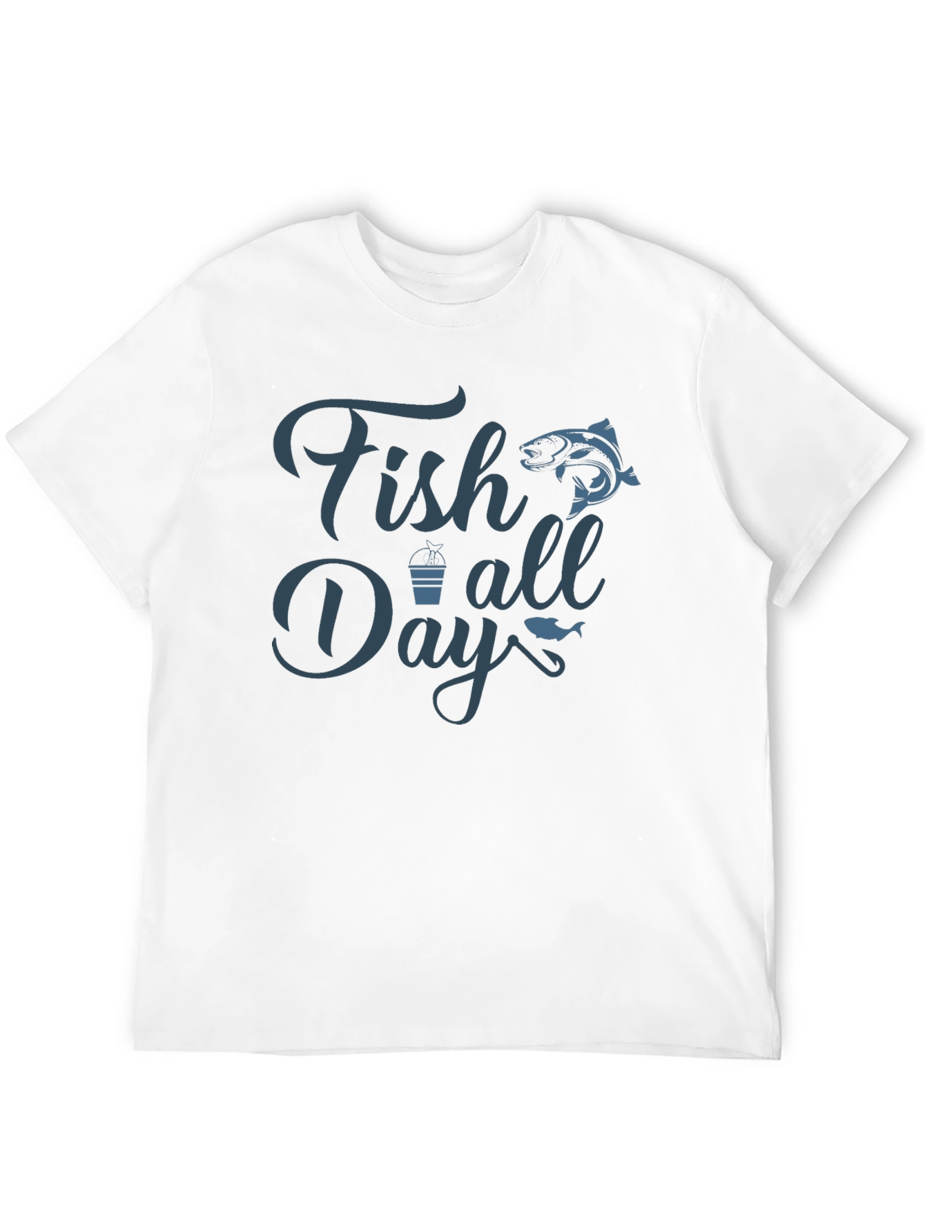 Fish All Day Graphic T-Shirt - Fishing Apparel